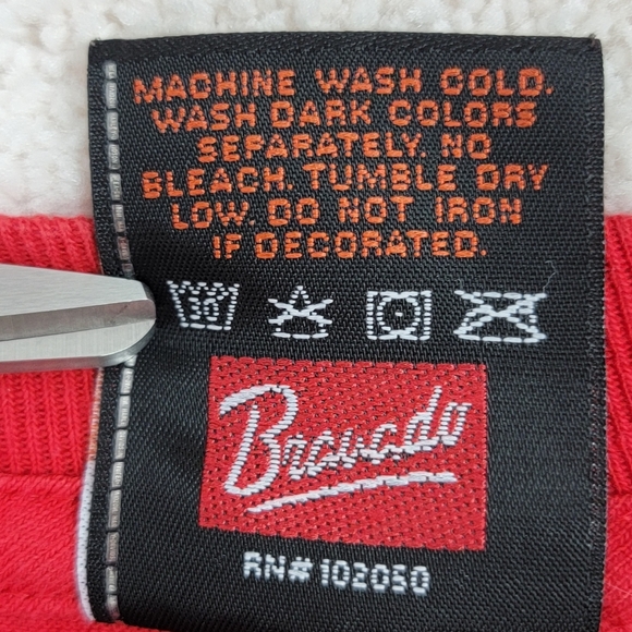 Harley Davidson Red/Black Long Sleeve El Paso TX Motorcycle Graphic T-Shirt Sz L - Picture 8 of 8